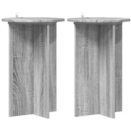  Stalak za biljke 2 pcs Siva sonoma Ø40 x 60 cm Cene