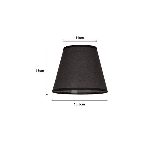  duolla - abažur za stonu lampu sofia xs, E14, prečnik 18,5 cm, antracit Slike