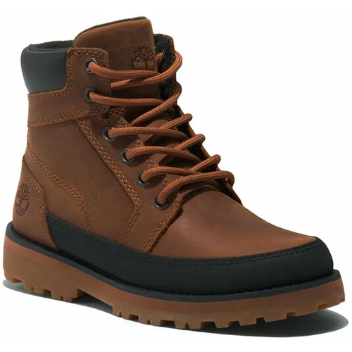 Timberland Pohodni čevlji Courma Kid Boot W/ Rand TB0A5XJ9F131 Rjava