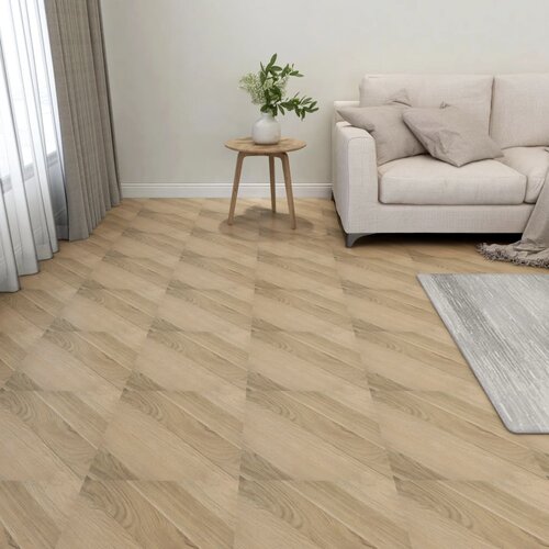 vidaXL Samoljepljive podne obloge 55 kom PVC 5 11 m² smeđe prugaste Cijene