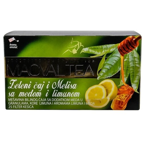 Macval zeleni čaj i melisa sa medom i limunom 50g Cene