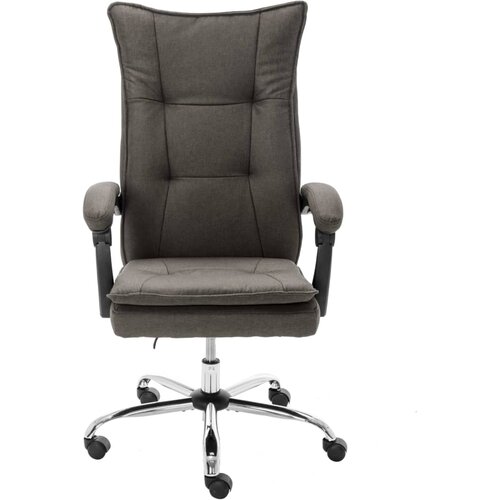  Uredska stolica od tkanine siva Slike