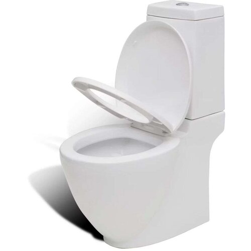 Keramička Keramična WC školjka pretok vode zadaj bela, (20766867) Cene