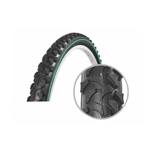 Velotyre Sp.16x1.75 (47-305) crna guma tirkiz linija Slike