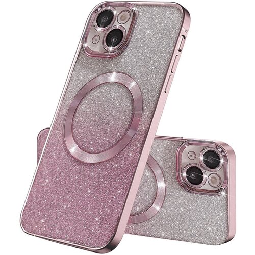 Electroplated magsafe maskica za iphone 14 roze Cene