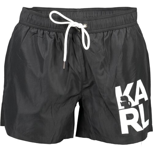 KARL LAGERFELD BEACHWEAR SWIMSUIT BLACK MEN'S BOTTOM Cene