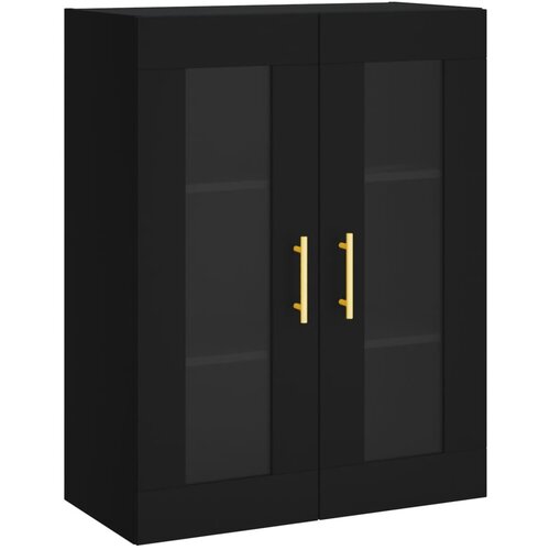 Maison Chic Stenska omarica - Zidna omarica črna 69,5x34x90 cm iu1196, (22063017) Slike