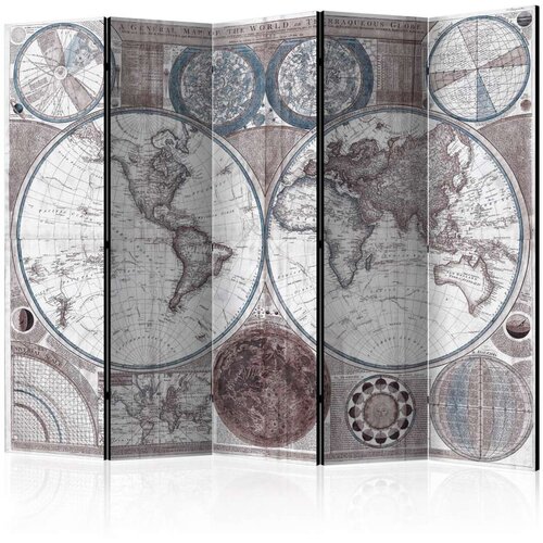  Paravan u 5 dijelova - Terraqueous Globe [Room Dividers] 225x172 Slike