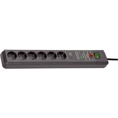 Brennenstuhl Secure-Tec 6-fach Steckdosenleiste anthrazit 3m Slike