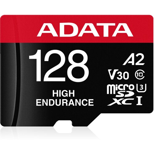 Adata UHS-I U3 MicroSDXC 128GB V30S class 10 + adapter AUSDX128GUI3V30SHA2-RA1 Slike