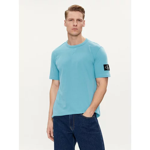 Calvin Klein Jeans Majica J30J323484 Modra Regular Fit