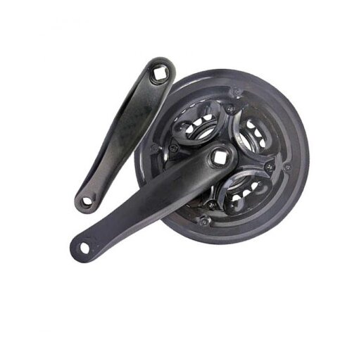  Srednji pogon mtb 22/32/42t alu.crni (SRP0016) Slike