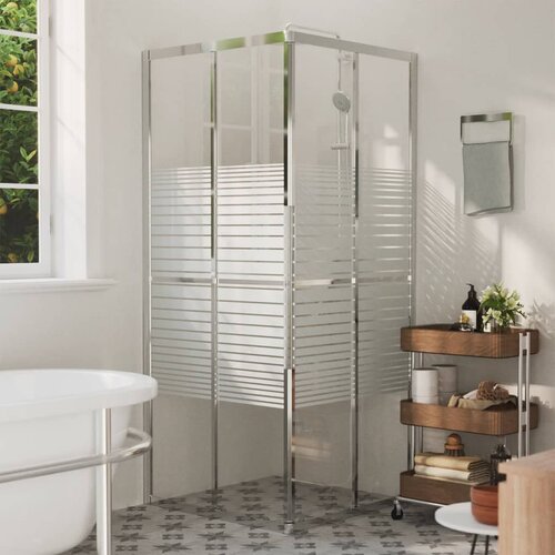 VidaXL tu&amp;scaron;-kabina ESG 80 x 80 x 180 cm Slike