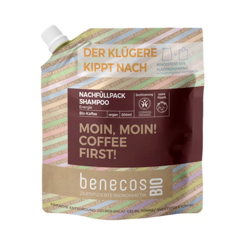 Benecos benecosbio energetski šampon "dobro jutro! prvo kava!" - napuna 500 ml