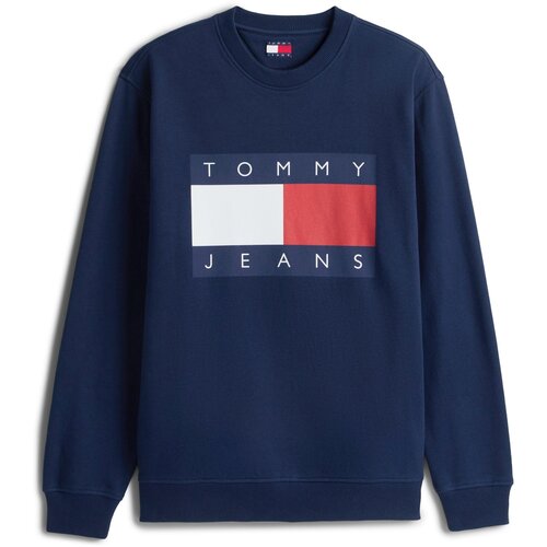 Tommy Jeans Majica mornarska / rdeča / bela Slike