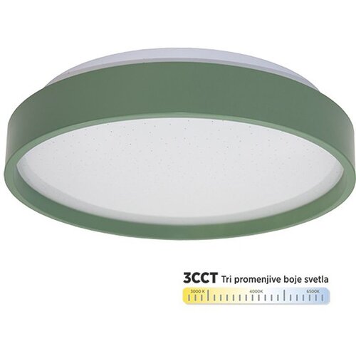 Mitea_Electric M205540Z ZELENA 15W fi260mm LED SMD CCT 30006500K plafonjera Mitea Lighting Cene