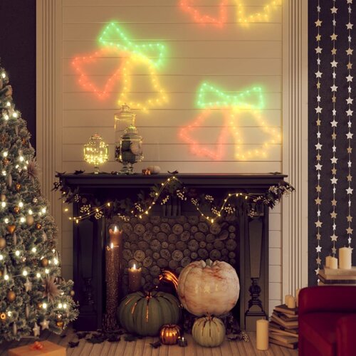 vidaXL Figura božičnega zvonca z 72 LED lučkami 2 kosa 50x56 cm Cene