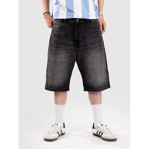 Carhartt WIP Landon Kratke hlace black / destroy ws / splt Slike