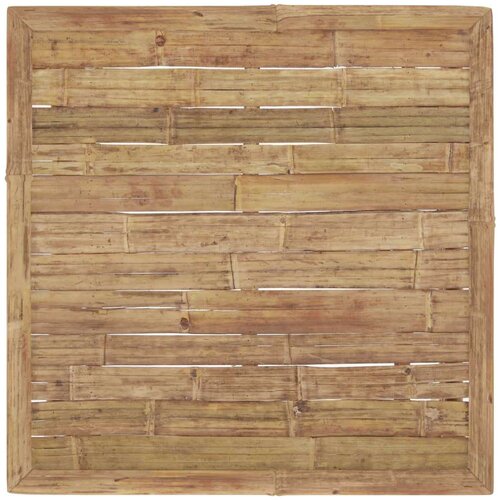  9-dijelna vrtna garnitura od bambusa s tamnosivim jastucima Slike