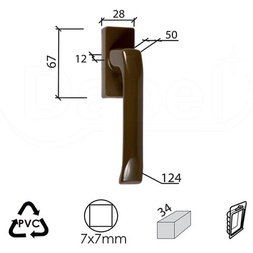 Dabel rucica za proz kopaonik-p 7x7/34/28x67x12/50/124 1 Slike