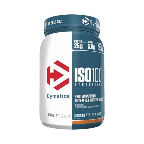Dymatize ISO 100 hidrolizirani izolat proteina sirutke, 932 g - Chocolate Peanut Cene