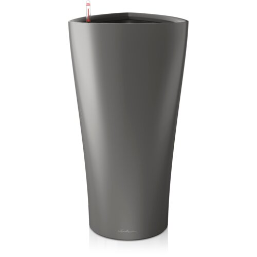 LECHUZA Cvetlični lonec Delta Premium 30 - Antracit kovinska - visok sijaj Cene