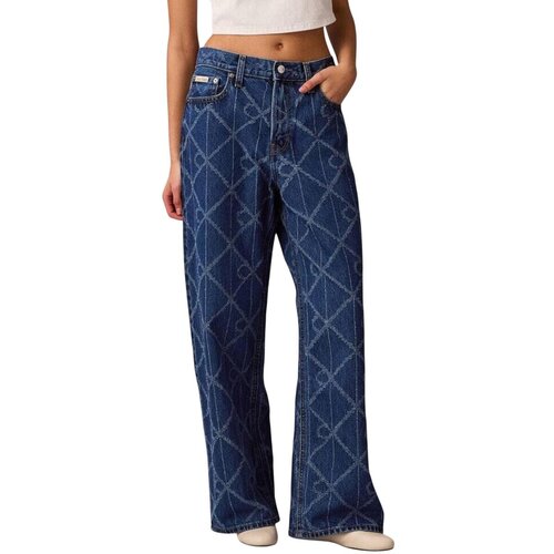 Calvin Klein Jeans Jeans boyfriend LOW RISE BAGGY CK AT LV047D709G Modra Slike