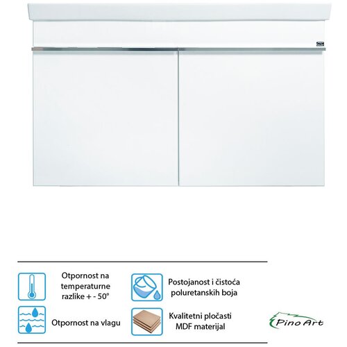 Pino Art lavabo sa ormarićem rio 0339 120cm Cene