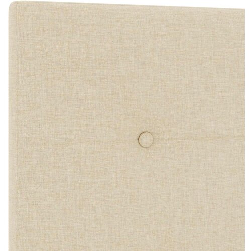  Boxspring krevet s madracem Krem 200 x 200 cm Tkanina Slike