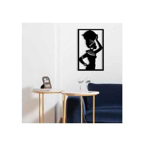 Wallity Zidna dekoracija Afrička, 35 x 56 cm, Crna Cijene