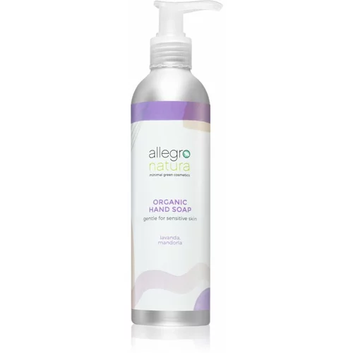 Allegro Natura Organic tekući sapun za ruke Lavanda, Mandorla 250 ml