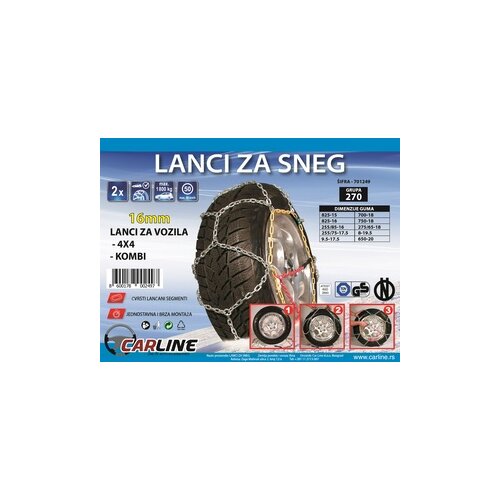  Lanci za sneg za 4x4 i laka dostavna vozila grupa 270 -16mm Cene