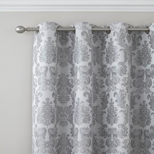 Catherine Lansfield Sive zavese iz damasta v kompletu 2 ks 168x229 cm Damask Jacquard &amp;ndash; Slike