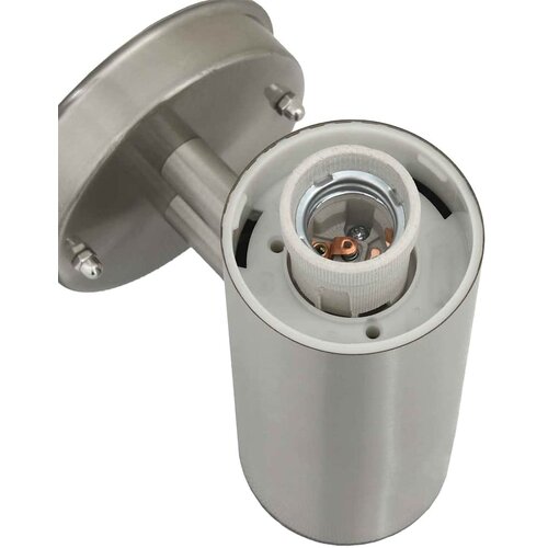  Vanjska zidna lampa Srebrno 15 x 7,5 x 33 cm Slike