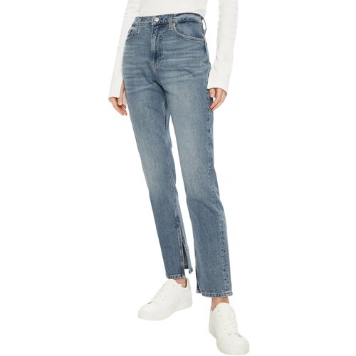 Calvin Klein Jeans Kavbojke slim AUTHENTIC SLIM STRAI J20J224508 Modra Cene