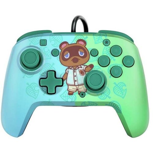 Pdp gamepad nintendo switch faceoff deluxe controller + audio animal crossing Slike