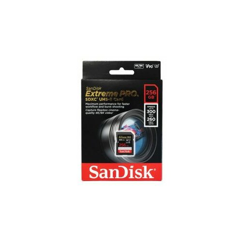Sandisk SDXC 256GB Extreme PRO UHS-II Slike