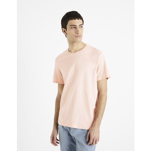 Celio Cotton T-Shirt Tebase - Men Slike