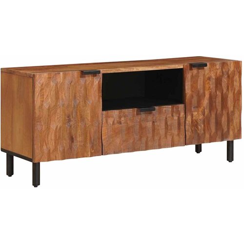 TV ormar Fin&scaron; acacije smeđa 105 x 33 x 46 cm Čvrsto drvo manga Cene
