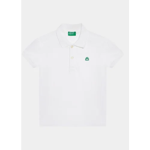 United Colors Of Benetton Polo majica 3089G3008 Bela Regular Fit