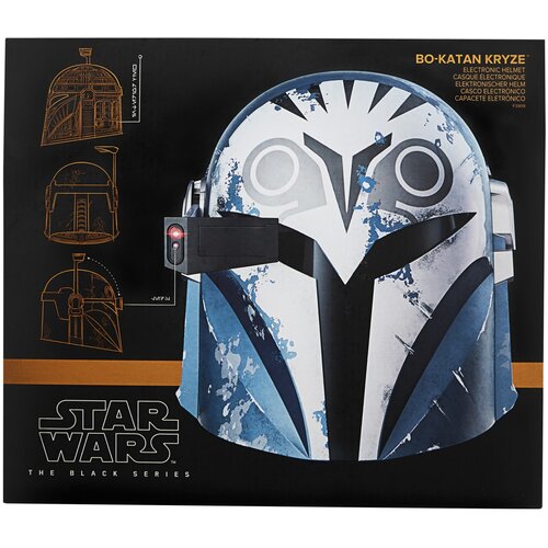 Hasbro Star Wars The Black Series Bo-Katan Kryze Premium Electronic Helmet, The Mandalorian Roleplay Collectible, Toys Starost 14 in več, (21550967) Cene