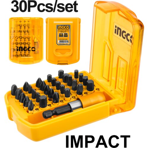 Ingco 30-delni set 25mm udarnih odvijačkih bitova AKSD68303 Cene