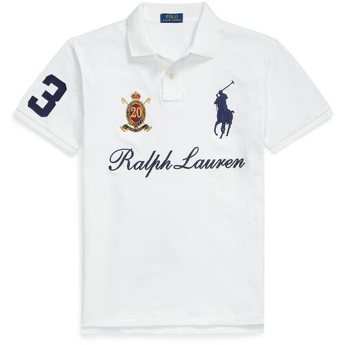 Polo Ralph Lauren Majica mornarsko plava / zlatno žuta / karmin crvena / bijela Cijene