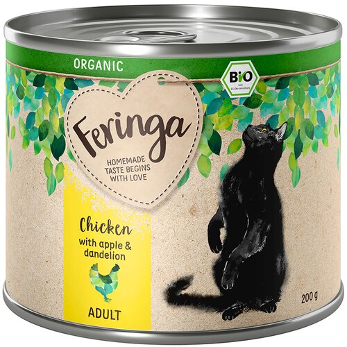 Feringa Bio Menu 6 x 200 g - Piletina s jabukom i maslačkom Slike