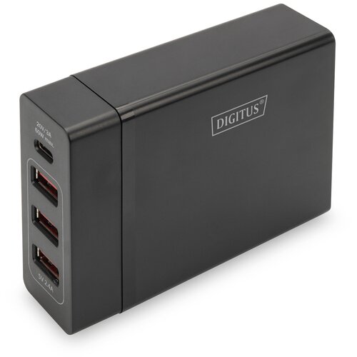 Digitus USB stanica za punjenje 4-Port, 72 W 3+1 DA-10195 Utičnica Izlazna struja maks. 10200 mA 4 x Ženski konektor USB-C Cijene