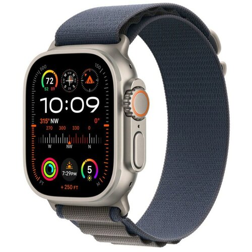 Apple watch ultra 2 gps+cellular 49mm titanium case/blue alpine loop medium MREP3SE/A pametni sat Cene