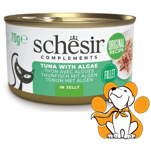 Schesir Cat Tuna With Algae Jelly 70g, Hrana Sa Tunom Obogaćena Algama Cene