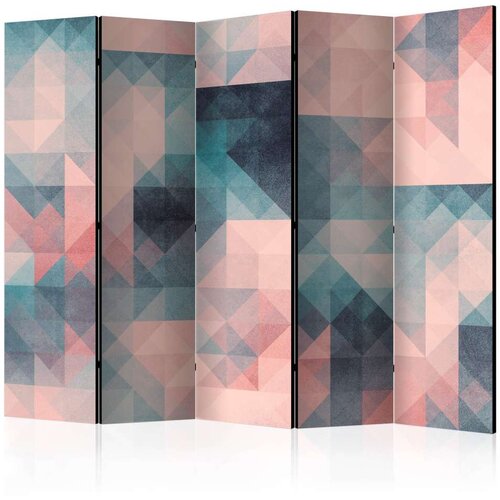  Paravan u 5 dijelova - Pixels (Green and Pink) II [Room Dividers] 225x172 Slike