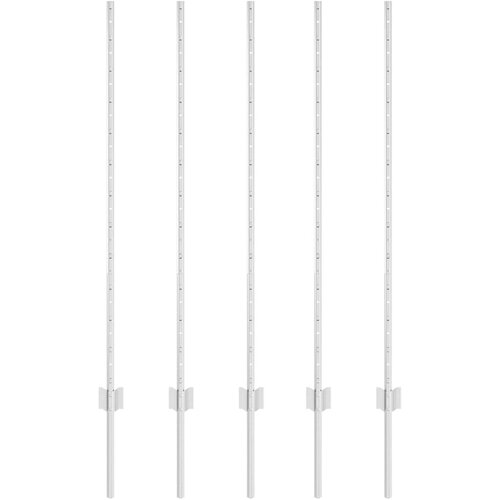 VidaXL Stupovi Ograde 10 kom U-Kanal 120 cm Galvanizirani čelik Slike