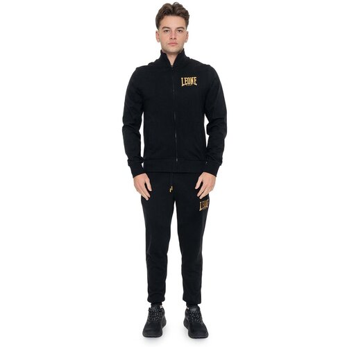 Leone 1947 Trenirka komplet Man Tracksuits Gold Črna Slike
